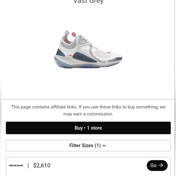 Nike Joyride CC3 Setter 'Vast Grey' Sneakers M9/W10½ - Picture 10 of 10